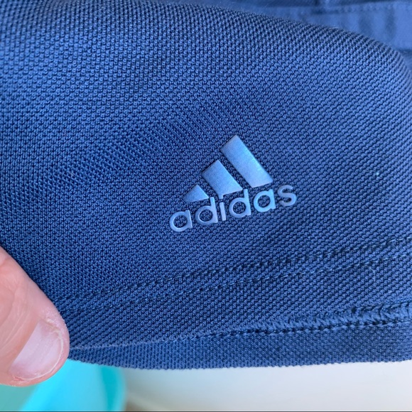 NWT ADIDAS Golf Navy Top Adjustable Hem Keyhole Back - Picture 6 of 10